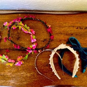 Set of Five Girl’s Headbands and Flower Crowns 🌸